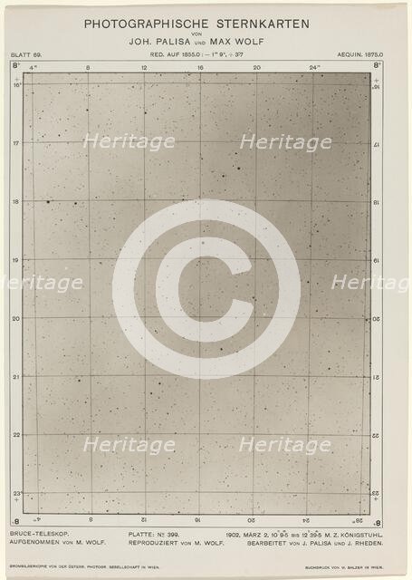Photographische Sternkarten (March 2, 1906), 2253. Creators: Max Wolf, Johann Palisa.