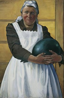 Woman with a melon, 1933. Creator: Udo Weith.