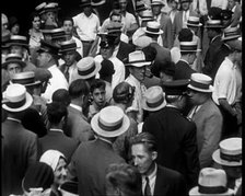 The Streets of New York City Crowded With People, 1932. Creator: British Pathe Ltd.