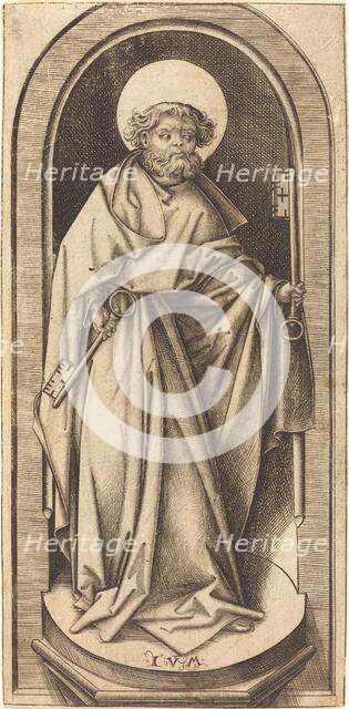 Saint Peter, c. 1490/1503. Creator: Israhel van Meckenem.