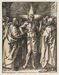 The Doubting Thomas, from The Small Passion, ca. 1510. Creator: Albrecht Durer.