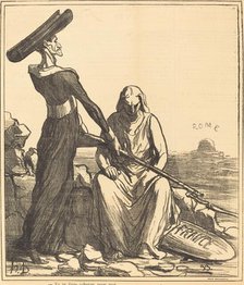 Va te faire achever pour moi, 1871. Creator: Honore Daumier.
