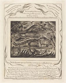 Job's Evil Dreams, 1825. Creator: William Blake.