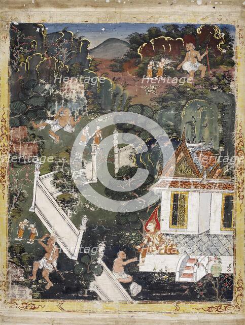 Vessantara Jataka, Chapter 8 (The Royal Children), 1830-1860. Creator: Unknown.