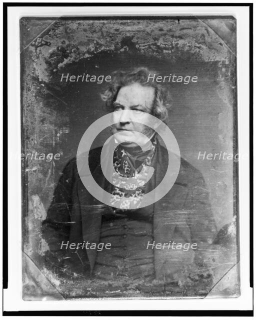 James Moore Wayne, half-length portrait, facing slightly left, between 1844 and 1860. Creator: Mathew Brady.