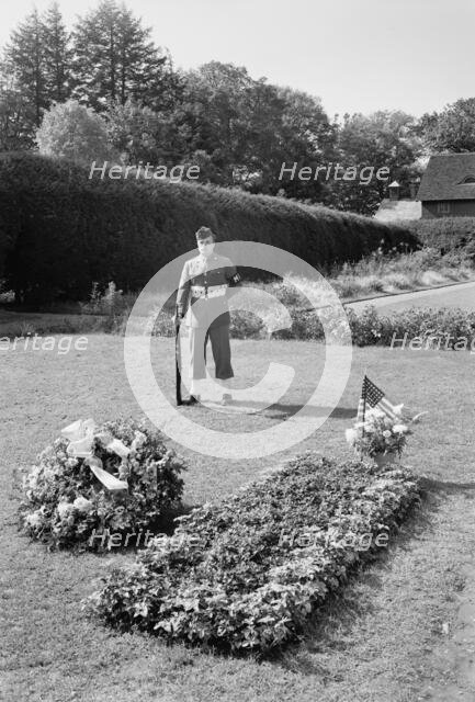 Franklin D. Roosevelt, residence in Hyde Park, New York, 1945. Creator: Gottscho-Schleisner, Inc.