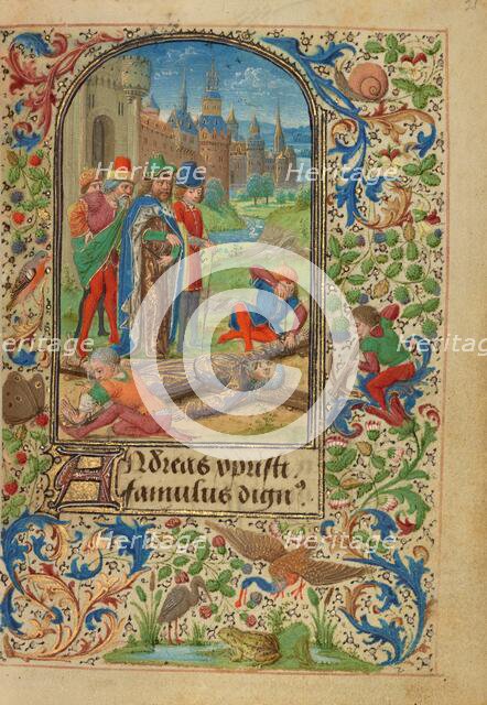 The Martyrdom of Saint Andrew; Prayer Book of Charles the Bold, 1469. Creator: Lieven van Lathem.