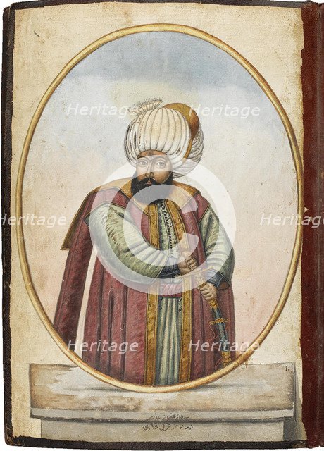 The Sultan Osman I, Early 19th century. Artist: Anonymous  