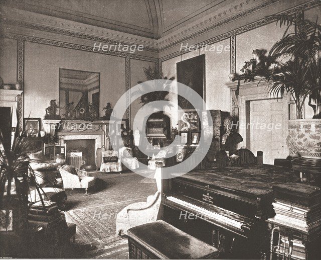 The Drawing Room at the White Lodge, Richmond Park, 1894.  Creator: Unknown.