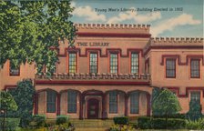 Young Men's Library, Augusta, Georgia, 1943. Artist: Unknown