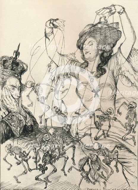 Le Roi S'Amuse, 1910, (1924). Artist: Edmund Joseph Sullivan