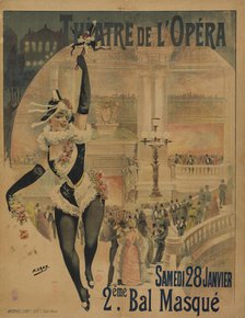 Théâtre de l'Opéra. Bal masqué, 1896. Creator: Gray (Boulanger), Henri (1858-1924).