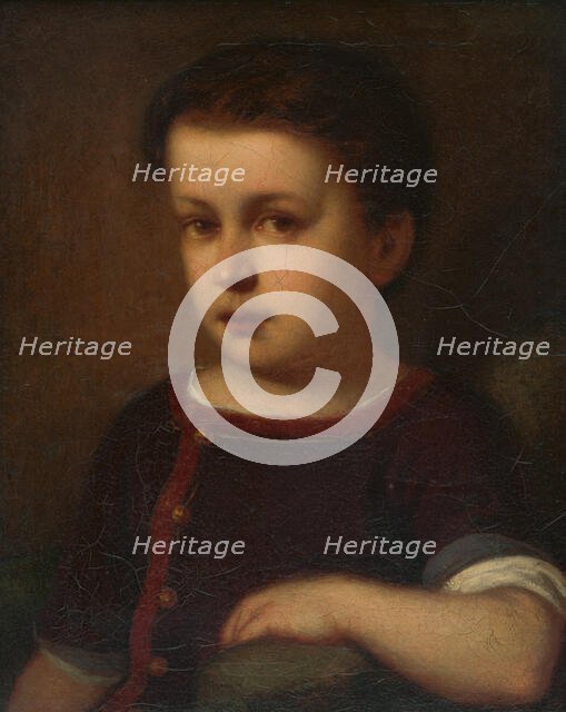 Portrait of a child, c1865. Creator: Gyula Benczúr.