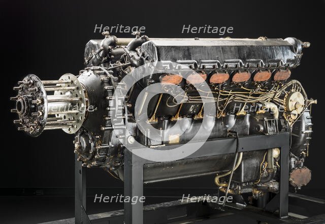 Rolls-Royce Buzzard V-2240-56 (Model H.XIV) V-12 Engine, ca. 1928. Creator: Rolls-Royce.