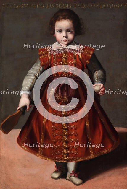 Federico, Prince of Urbino, at the Age of Two Years, 1607. Creator: Alessandro Vitali.