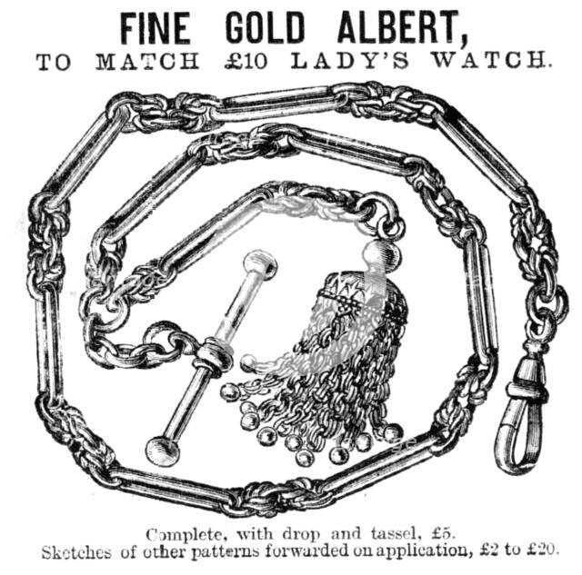 Benson's Fine Gold Albert, 1883. Creator: Unknown.