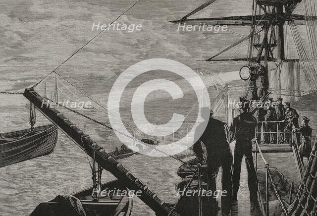 Russo-Turkish War (1877-1878): In the Dardanelles or Strait of Gallipoli, 1878.  Creator: Unknown.