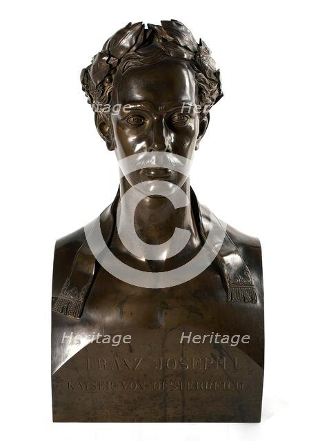 Emperor Franz Joseph I at the age of 23, 1853. Creator: Anton Dominik Fernkorn.