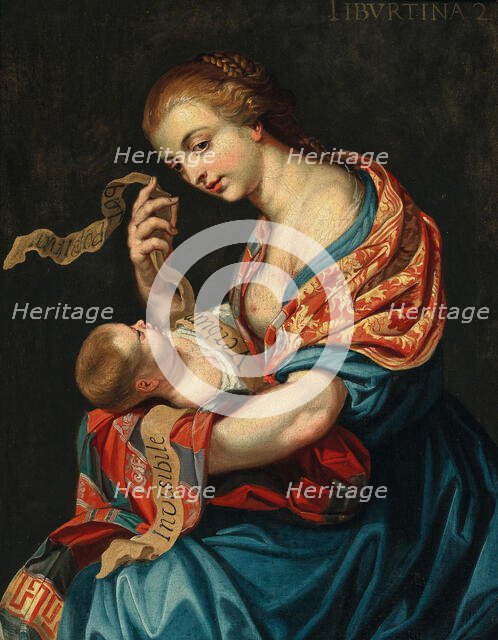 The Tiburtine Sibyl, First third of 17th cen. Creator: Hoecke, Jan van den (1611-1651).