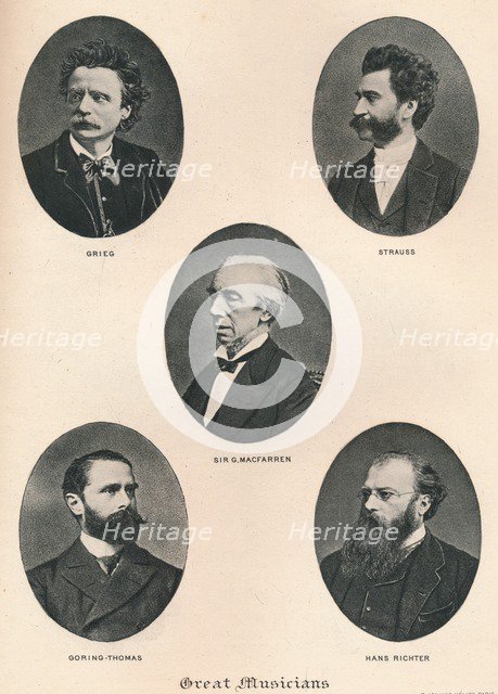 'Great Musicians - Plate IX.', 1895. Artist: Unknown.