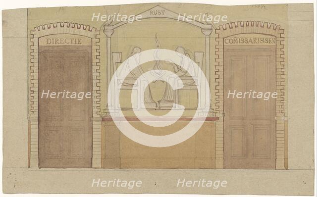 Rest from old age, through Precaution and Love, 1869-1925. Creator: Antoon Derkinderen.