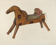Hobby Horse, 1935/1942. Creator: Mina Lowry.