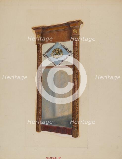 Empire Mirror, 1936. Creator: Alvin M Gully.