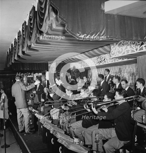 Portrait of Charlie Barnet, WOR broadcast, Aquarium, New York, N.Y., ca. Aug. 1946. Creator: William Paul Gottlieb.