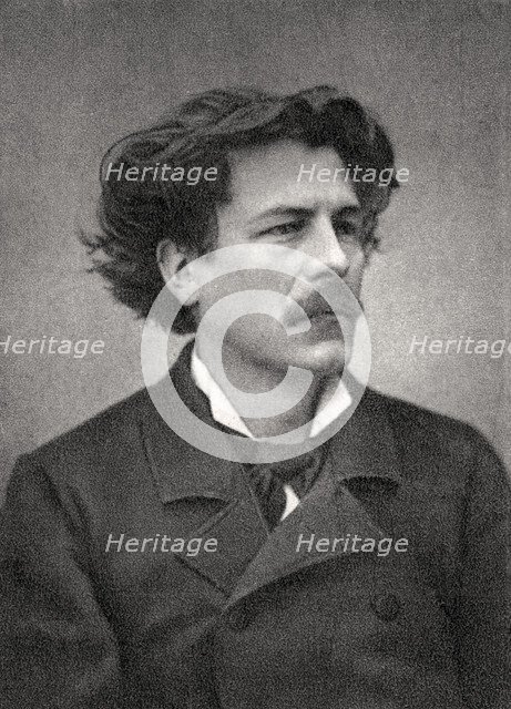 Maurice Rollinat, French poet, 1888. Artist: Unknown