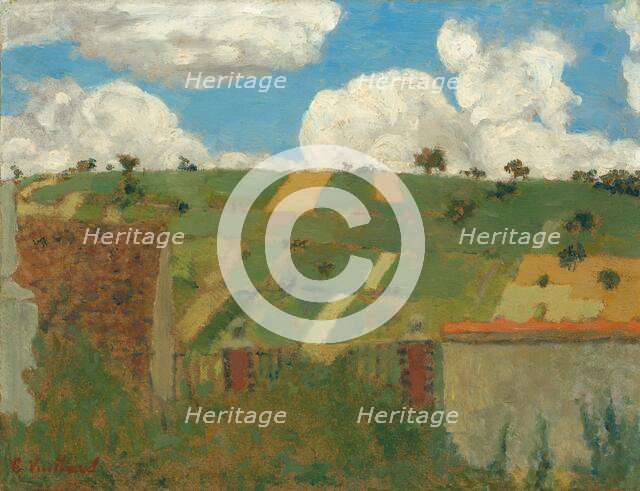 Landscape of the Ile-de-France, c. 1894. Creator: Edouard Vuillard.
