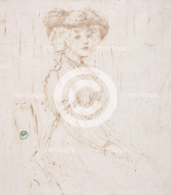 Seated Woman, c1900-1925. Creator: Ernest Haskell.