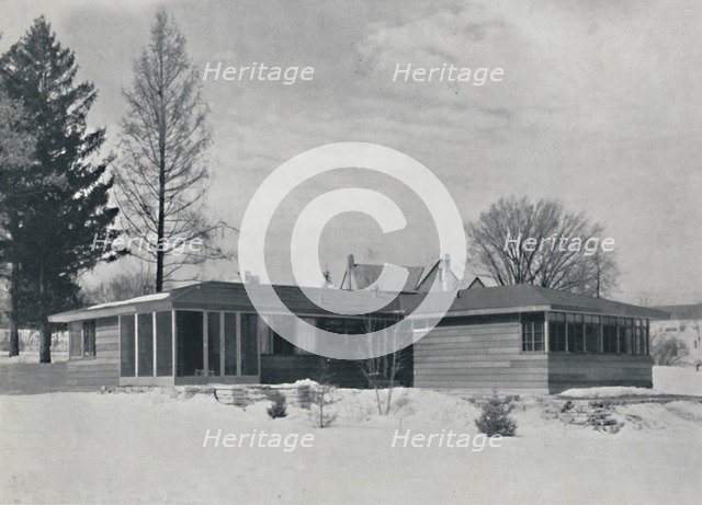 'House at Madison, Wis. By William Kaeser', 1942. Artist: Unknown.