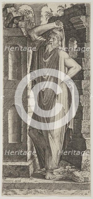 St Philip. Plate 8. From: Christ and the Apostles, c.1545. Creator: Lambert Suavius.