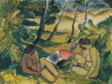 The Bathers, 1912. Creator: Max Pechstein.