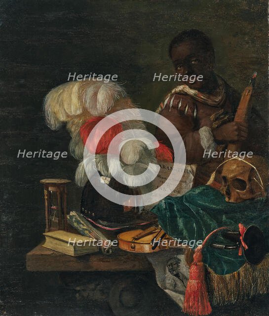 Vanitas still life. Creator: Streeck, Juriaen, van (1632-1687).