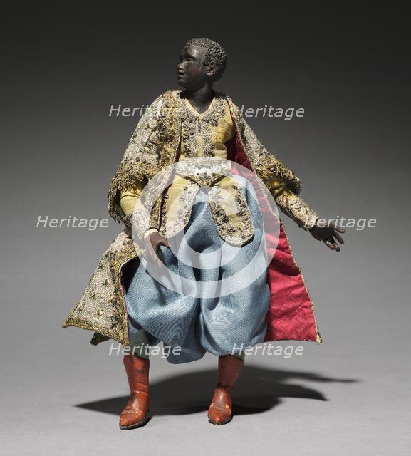 Figure from a Crèche: Attendant of the Magi, 1780-1830. Creator: Unknown.