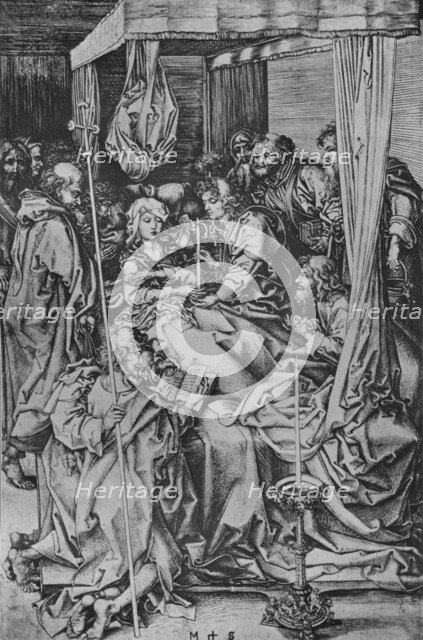 'The Death of the Virgin', c1475. Artist: Martin Schongauer.