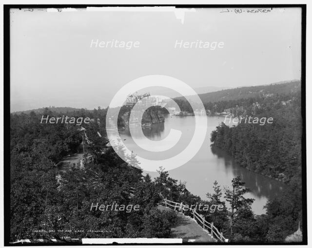 Sky Top and Lake Mohonk, N.Y., between 1900 and 1906. Creator: Unknown.