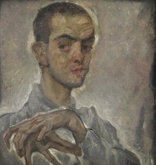 Portrait of Egon Schiele, 1912. Creator: Oppenheimer, Max (1885-1954).