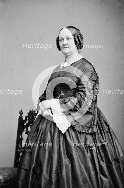 Mrs. G. Bostwick, between 1855 and 1865. Creator: Unknown.