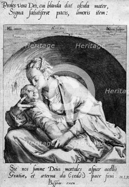 The Virgin and Child, 1590. Creator: Jacques de Gheyn II.