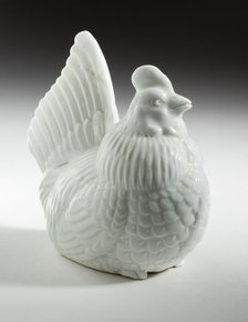 Okimono in the Form of a Small Cockerel, 19th century. Creator: Unknown.