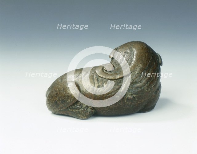 Bronze mythical animal, Song dynasty, 960-1279. Artist: Unknown