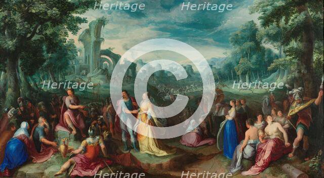 The Continence of Scipio, 1600. Creator: Karel van Mander I.