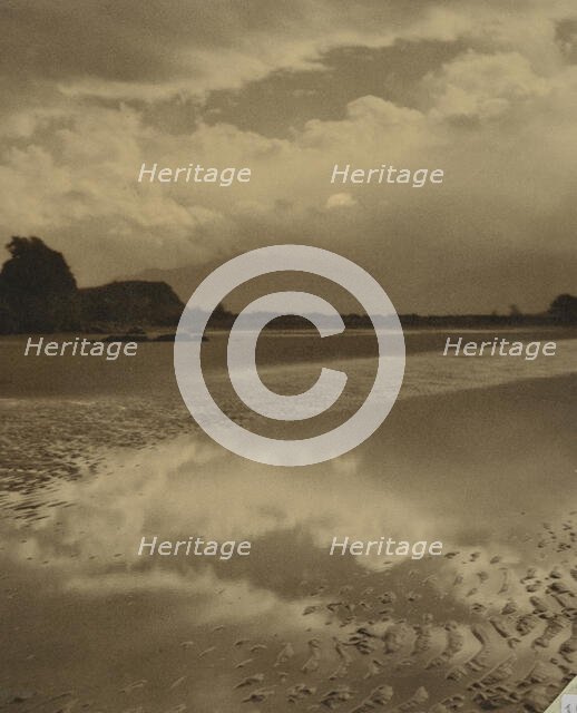 Setting sun, c1938-1946. Creator: Thelma Kent.