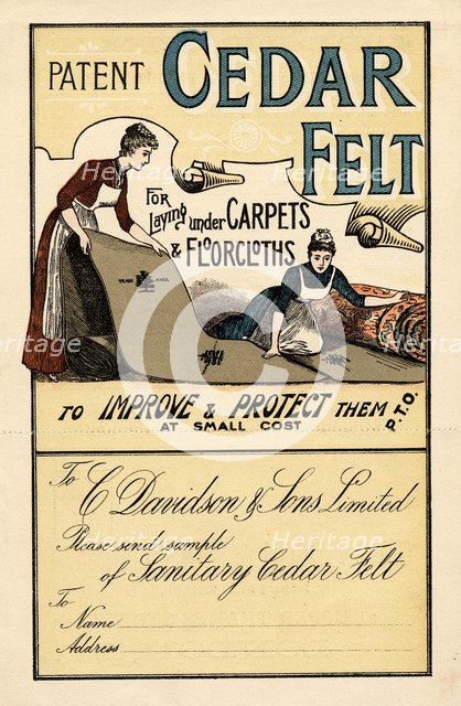 Cedar Felt, 19th century. Artist: Unknown