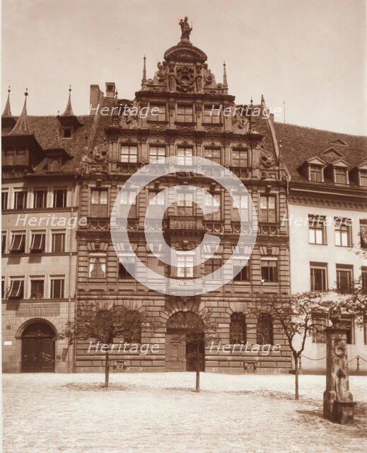 Peller House, Nuremberg, between 1880 and 1890. Creator: Adolphe Braun.