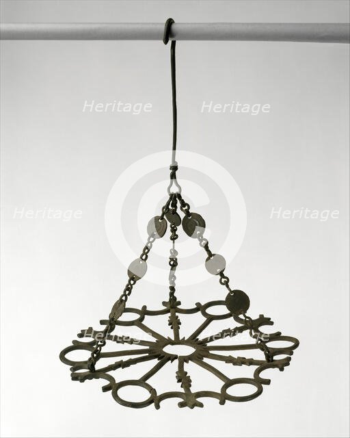 Polycandelon with Crosses, Byzantine, 500-700. Creator: Unknown.