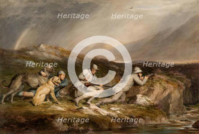 Stalking in the Highlands, 1853. Creator: James William Giles.