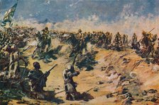 'The Charge of the 21st Lancers at Omdurman, 1898' (1906). Artist: Unknown.